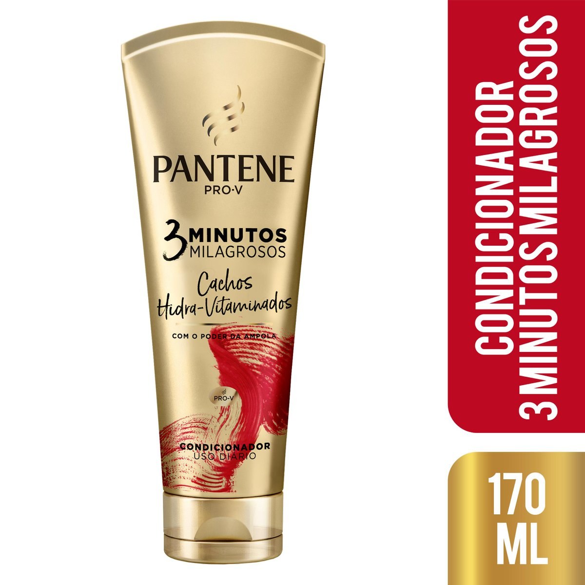Condicionador Pantene Pro-V 3 Minutos Milagrosos Cachos Hidra-Vitaminados 170ml — imagem 2 | Farmácia Resyla