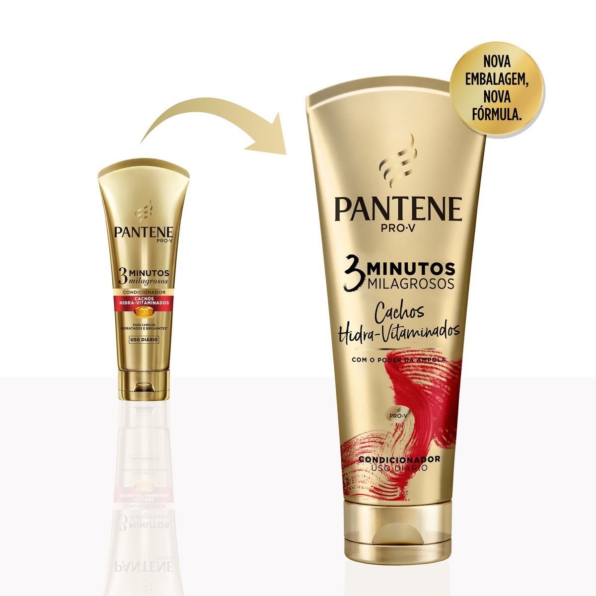 Condicionador Pantene Pro-V 3 Minutos Milagrosos Cachos Hidra-Vitaminados 170ml — imagem 4 | Farmácia Resyla