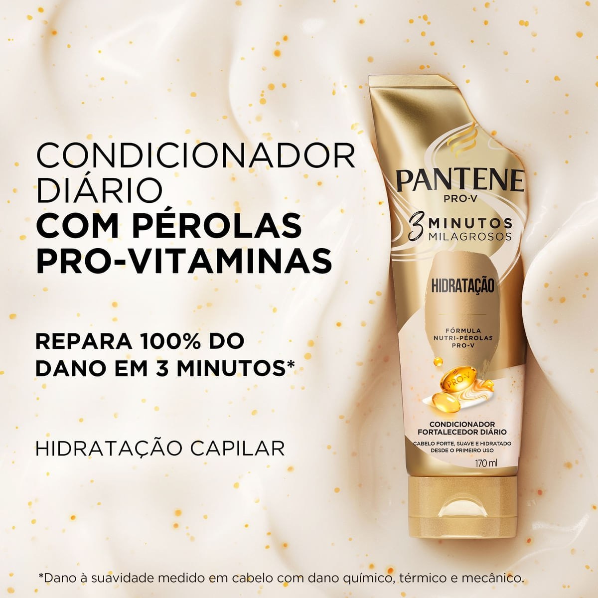 Condicionador Pantene Pro-V 3 Minutos Milagrosos Hidratação 170ml — imagem 4 | Farmácia Resyla