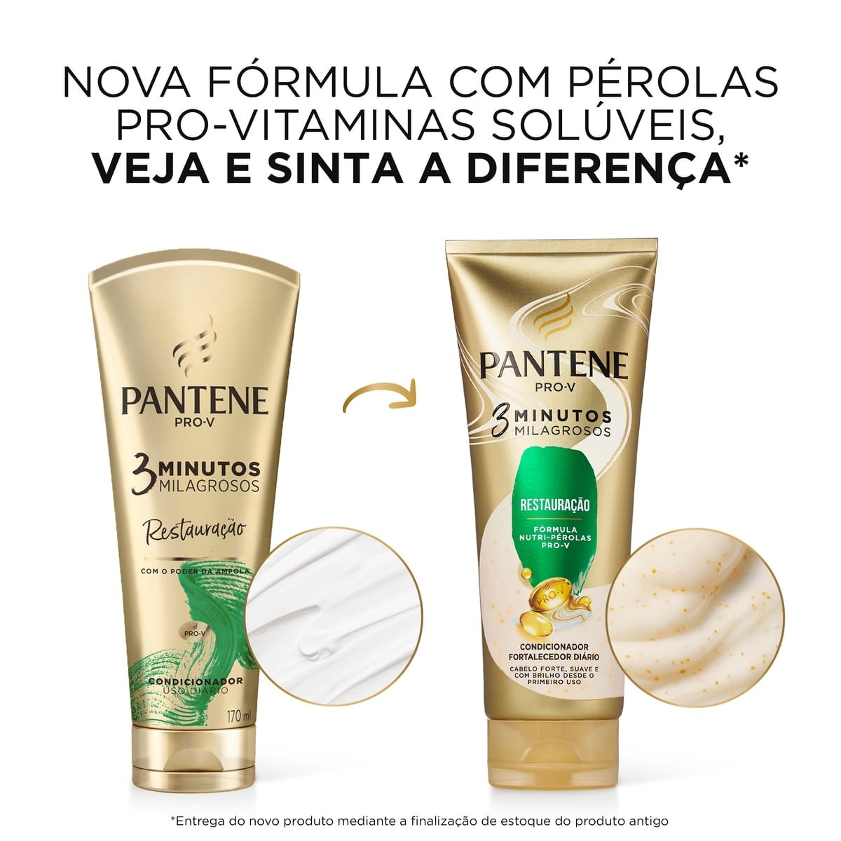 Condicionador Pantene Pro-V 3 Minutos Milagrosos Restauração 170ml — imagem 2 | Farmácia Resyla