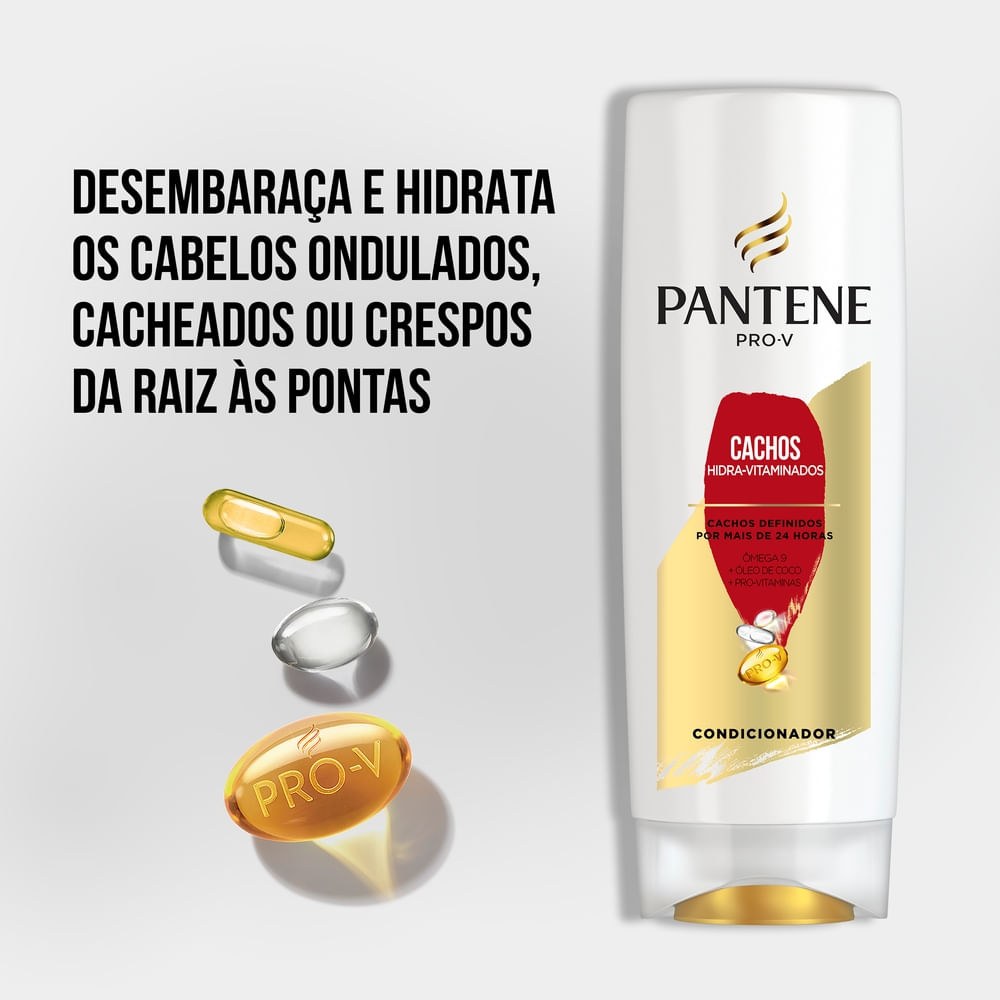 Condicionador Pantene Pro-V Cachos Hidra-Vitaminadoss 400ml — imagem 2 | Farmácia Resyla