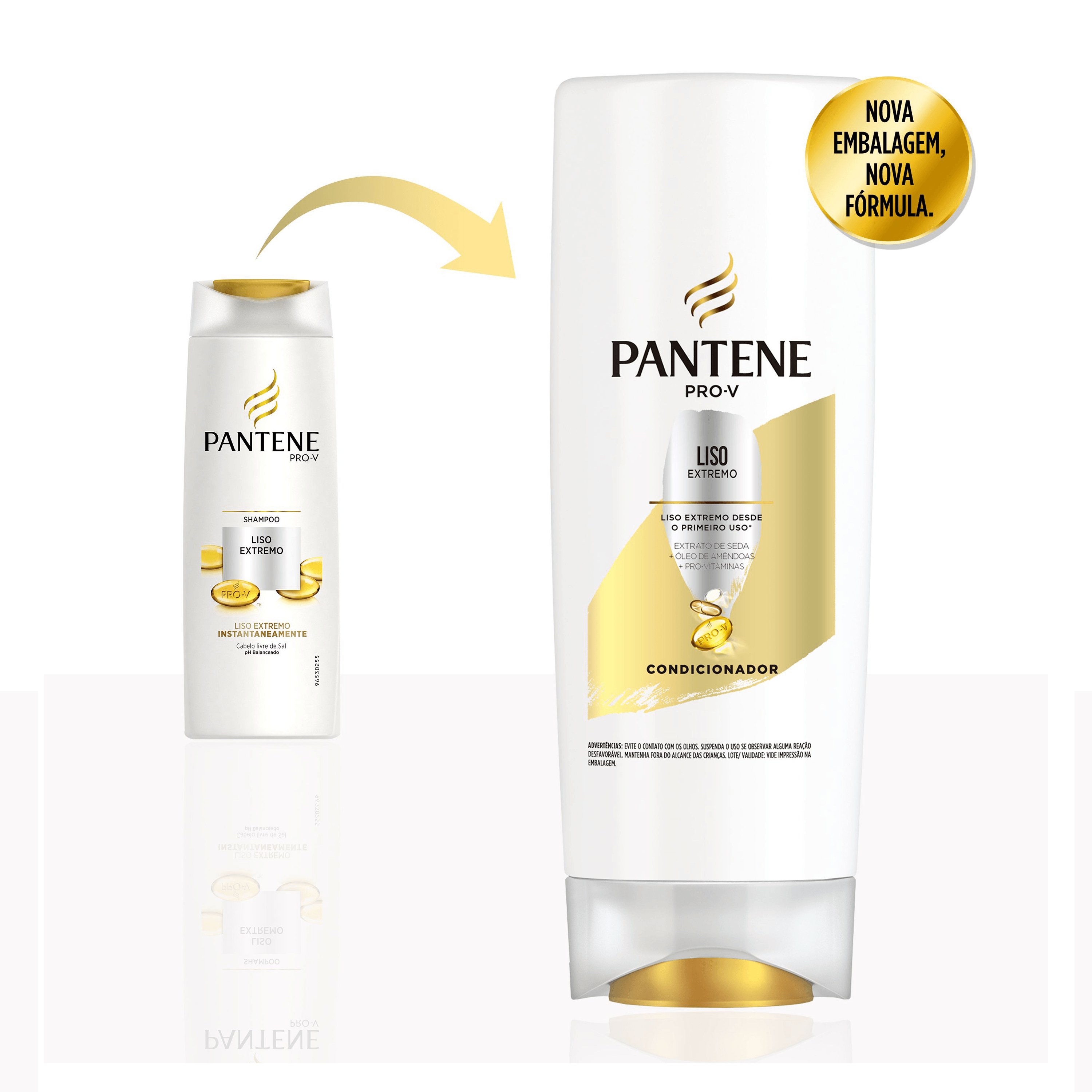 Condicionador Pantene Pro-V Liso Extremo 175ml — imagem 3 | Farmácia Resyla
