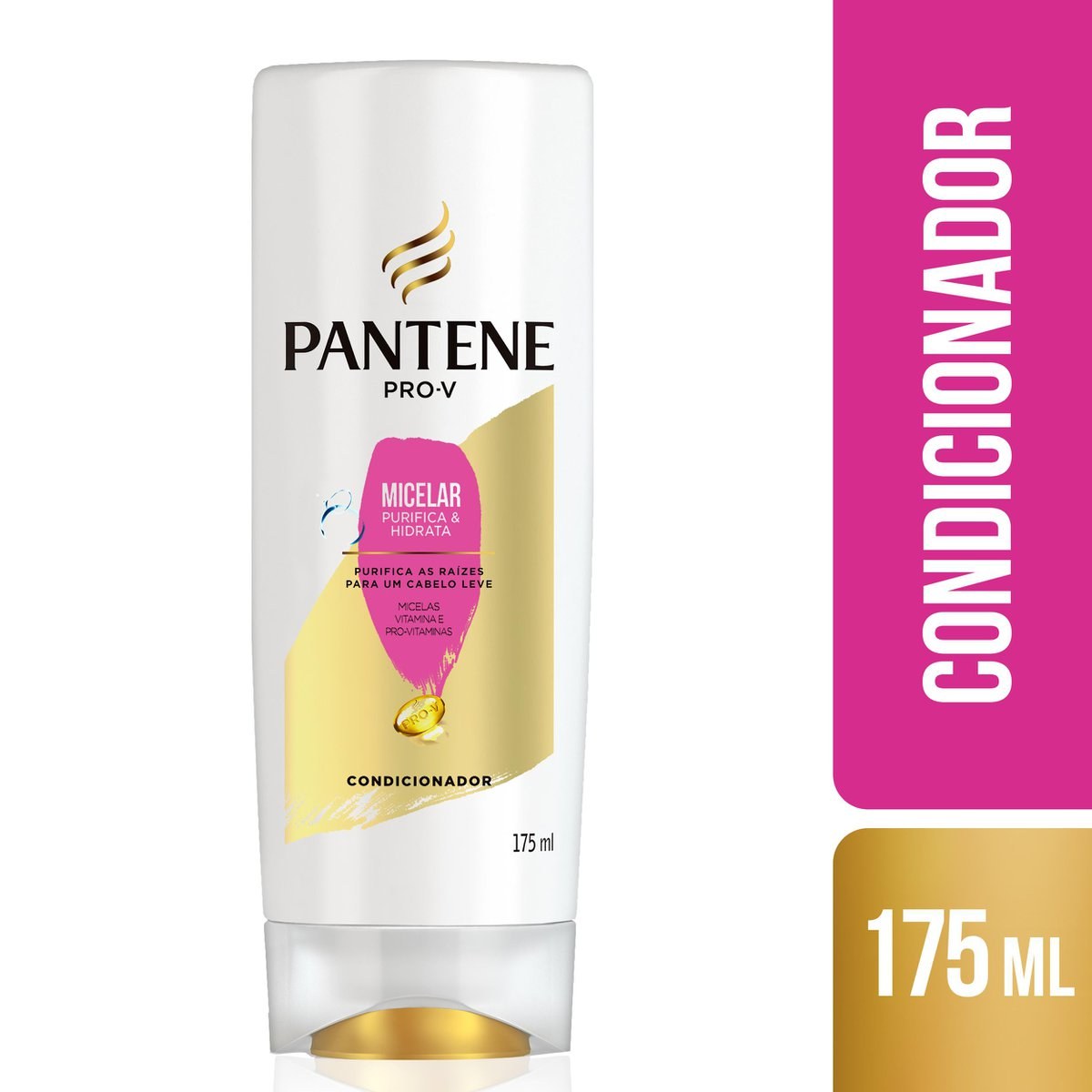 Condicionador Pantene Pro-V Micelar Purifica & Hidrata 175ml — Pantene | Farmácia Resyla