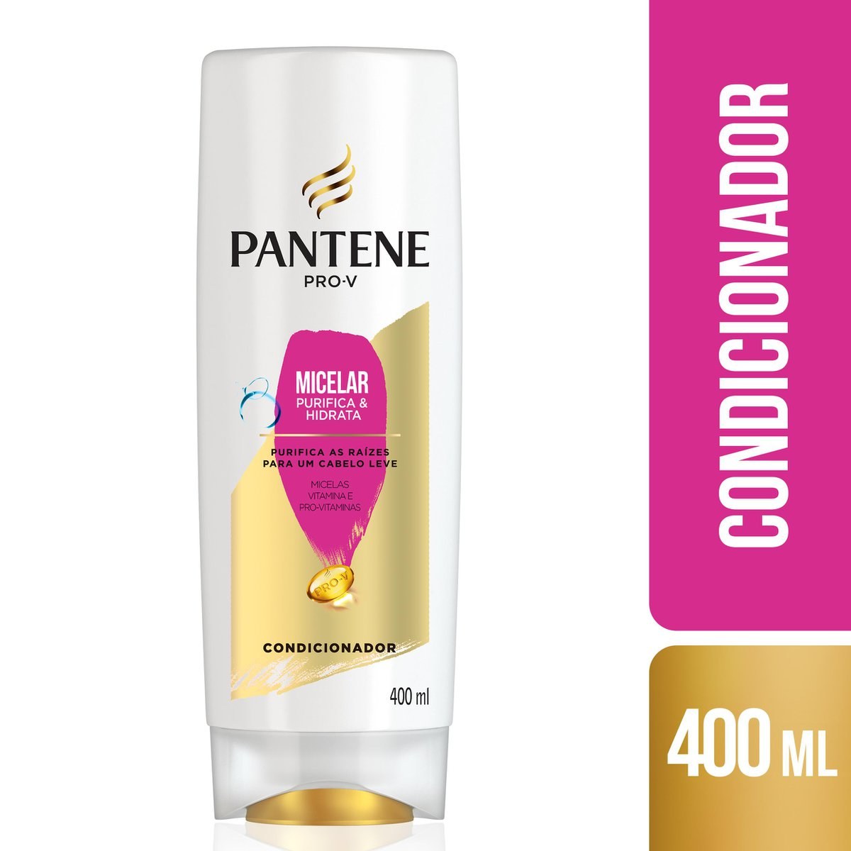 Condicionador Pantene Pro-V Micelar Purifica & Hidrata 400ml — Pantene | Farmácia Resyla