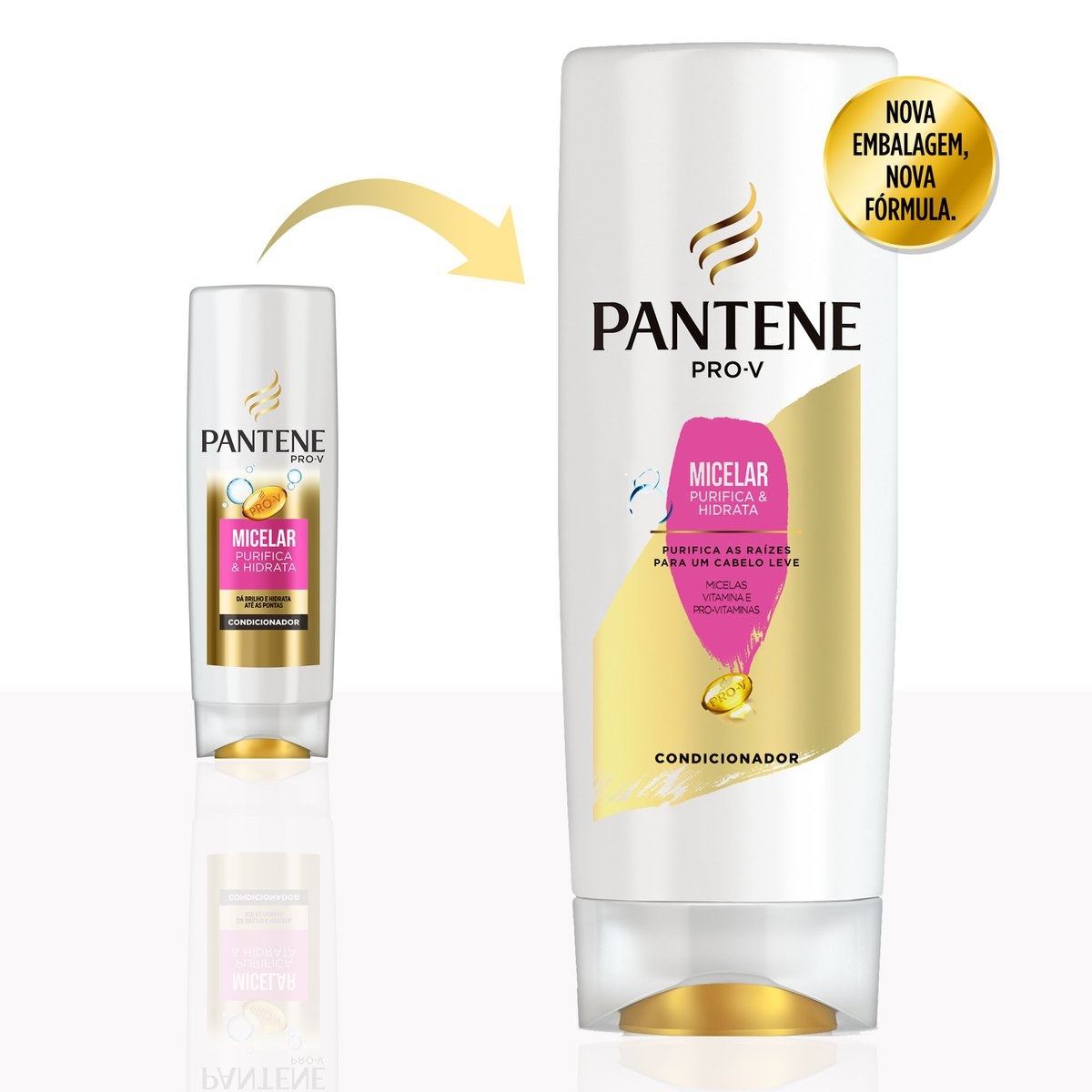 Condicionador Pantene Pro-V Micelar Purifica & Hidrata 400ml — imagem 3 | Farmácia Resyla