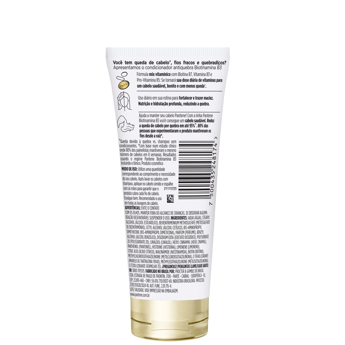 Condicionador Pantene Pro-V Miracles Biotinamina B3 Antiquebra & Nutrição 150ml — imagem 2 | Farmácia Resyla