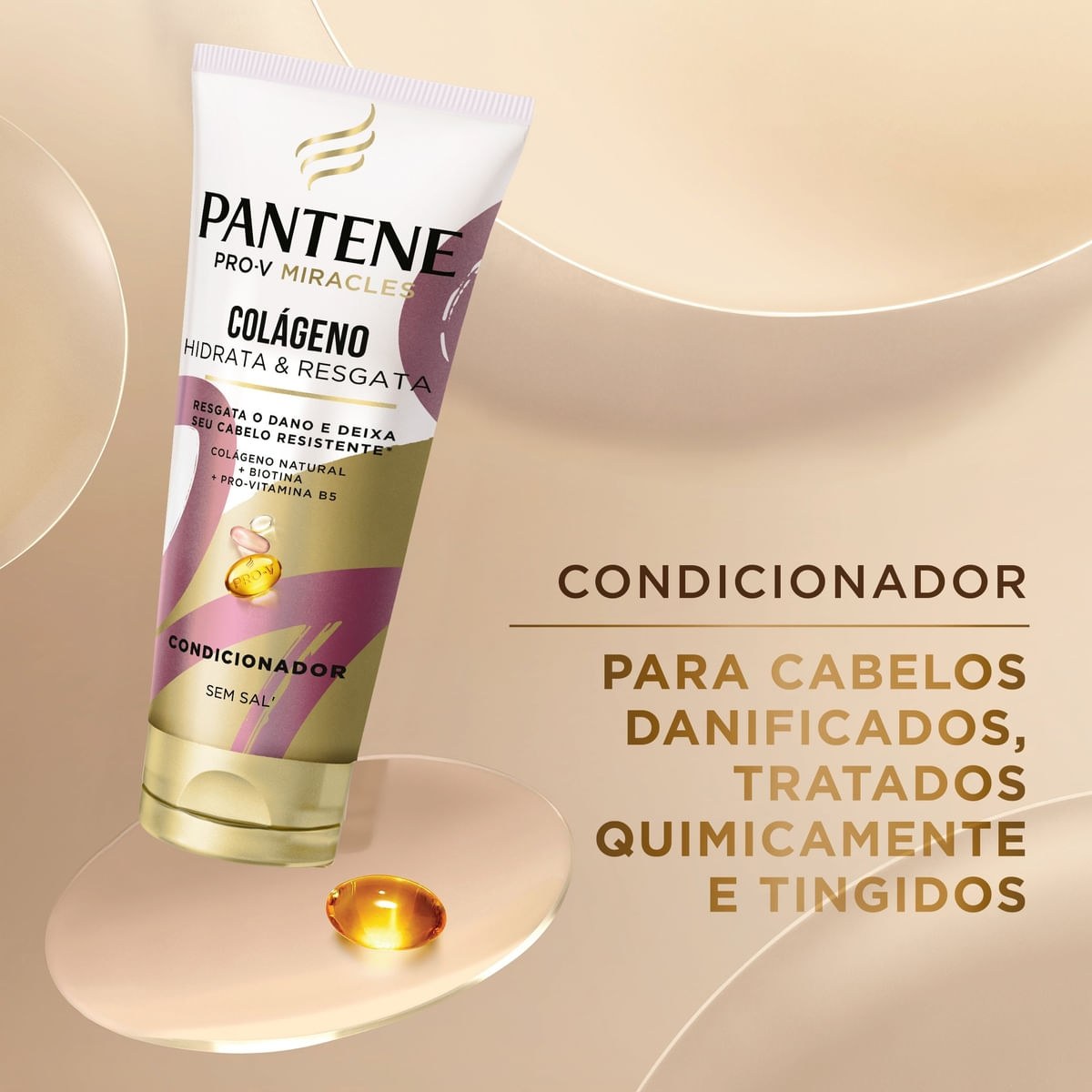 Condicionador Pantene Pro-V Miracles Colágeno Hidrata & Resgata 250ml — imagem 2 | Farmácia Resyla