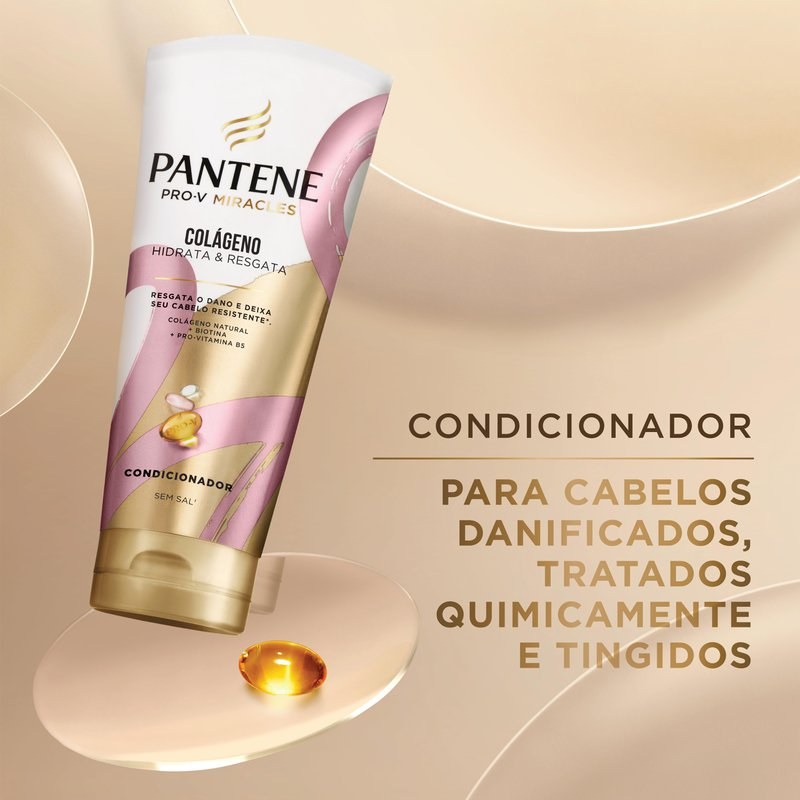 Condicionador Pantene Pro-V Miracles Colágeno Hidrata & Resgata 150ml — imagem 2 | Farmácia Resyla
