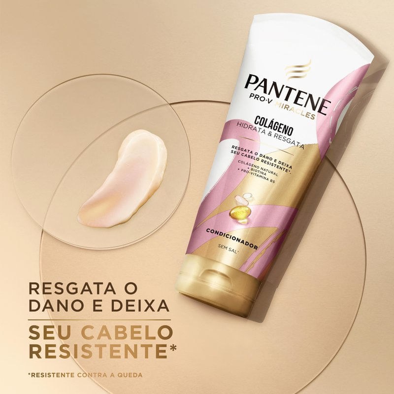 Condicionador Pantene Pro-V Miracles Colágeno Hidrata & Resgata 510ml — imagem 3 | Farmácia Resyla