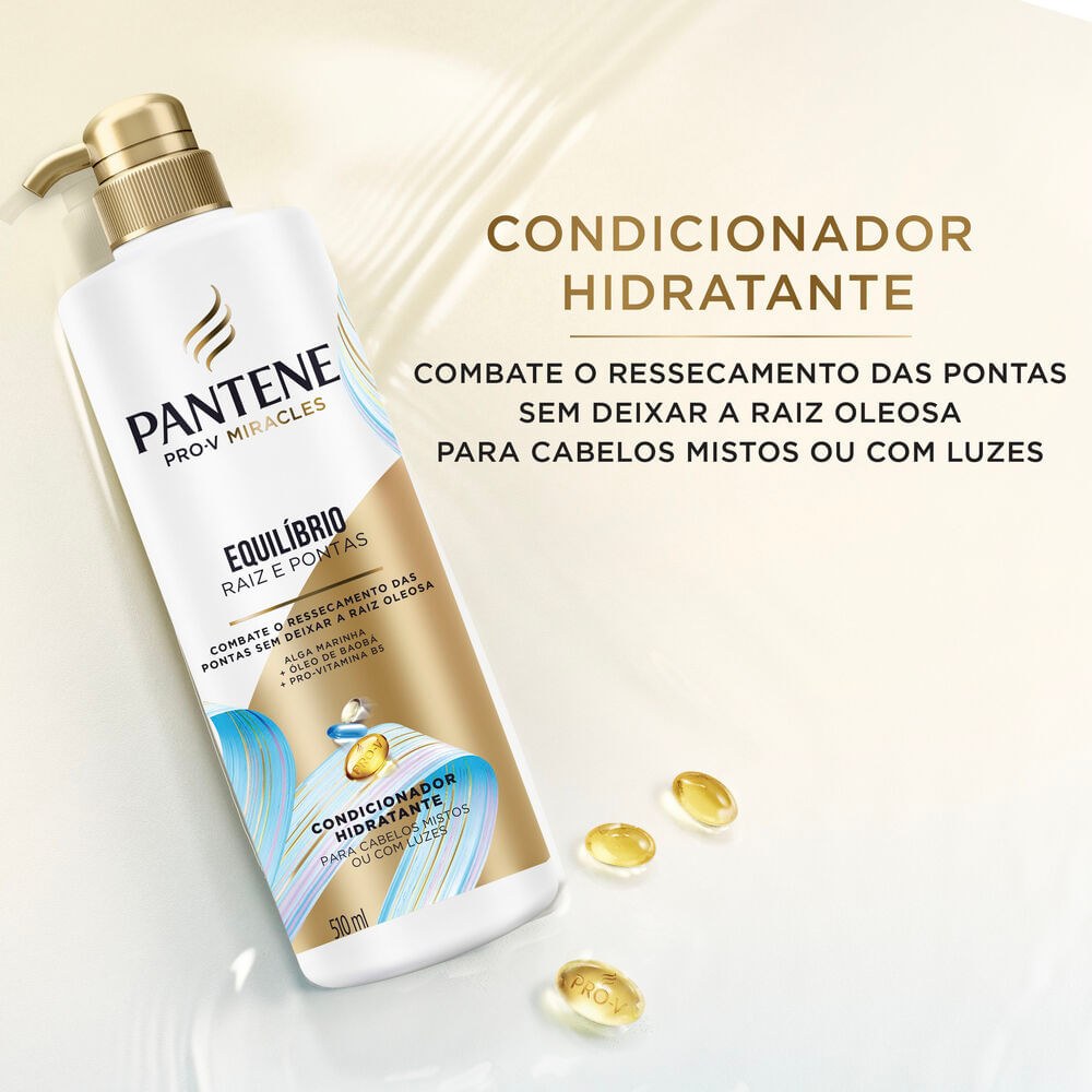 Condicionador Pantene Pro-V Miracles Equilíbrio Raiz & Pontas 510ml — imagem 2 | Farmácia Resyla