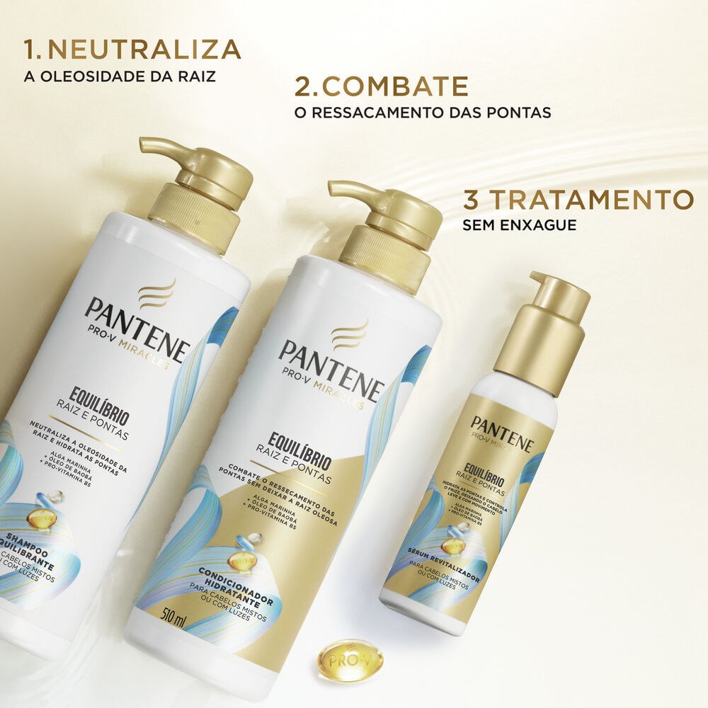 Condicionador Pantene Pro-V Miracles Equilíbrio Raiz & Pontas 510ml — imagem 4 | Farmácia Resyla