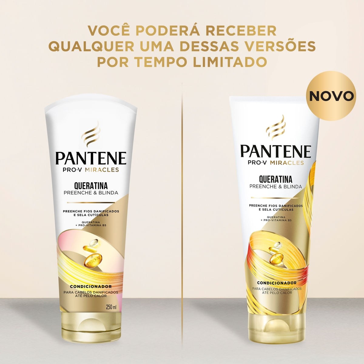 Condicionador Pantene Pro-V Miracles Queratina Preenche & Blinda 250ml — imagem 3 | Farmácia Resyla