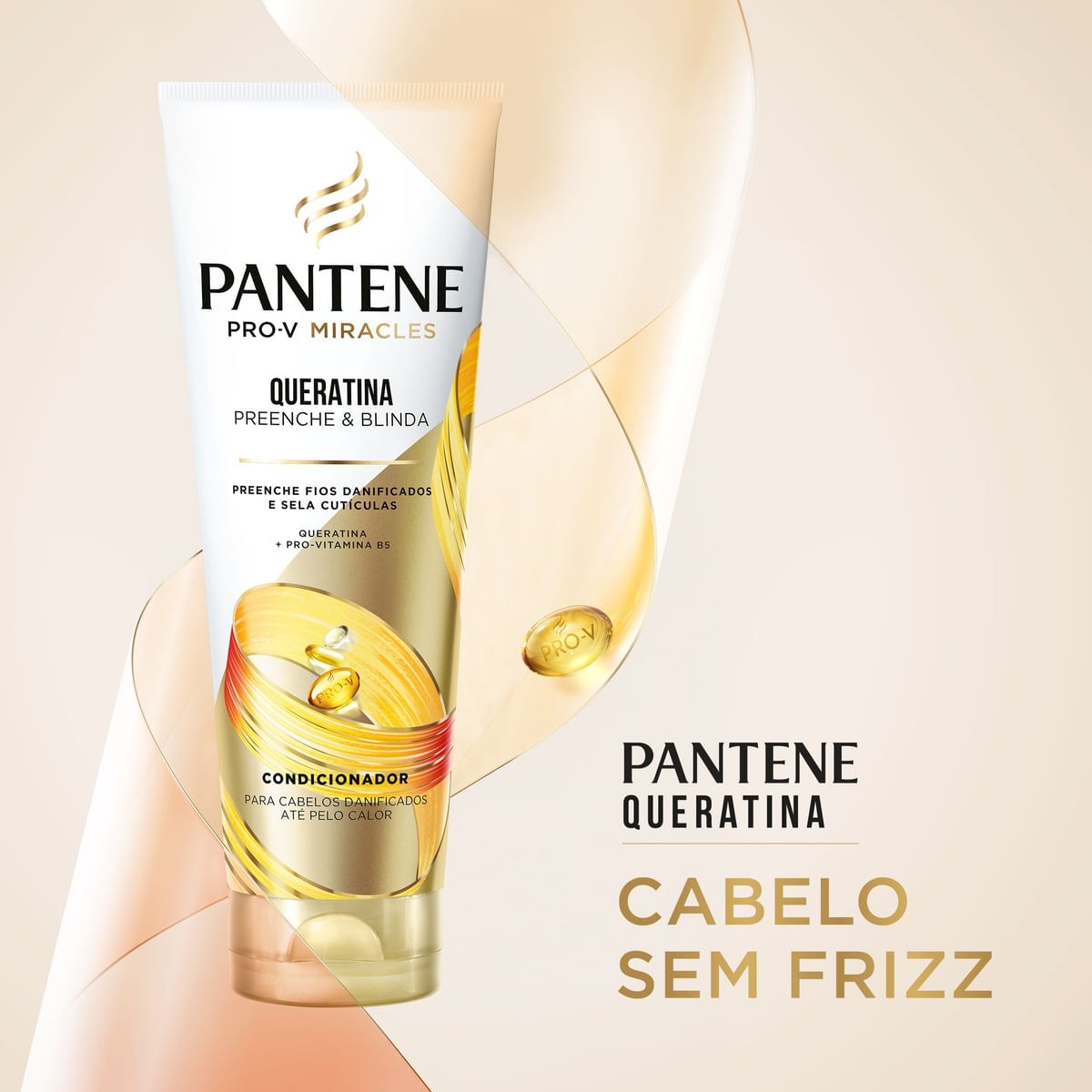 Condicionador Pantene Pro-V Miracles Queratina Preenche & Blinda 150ml — imagem 2 | Farmácia Resyla