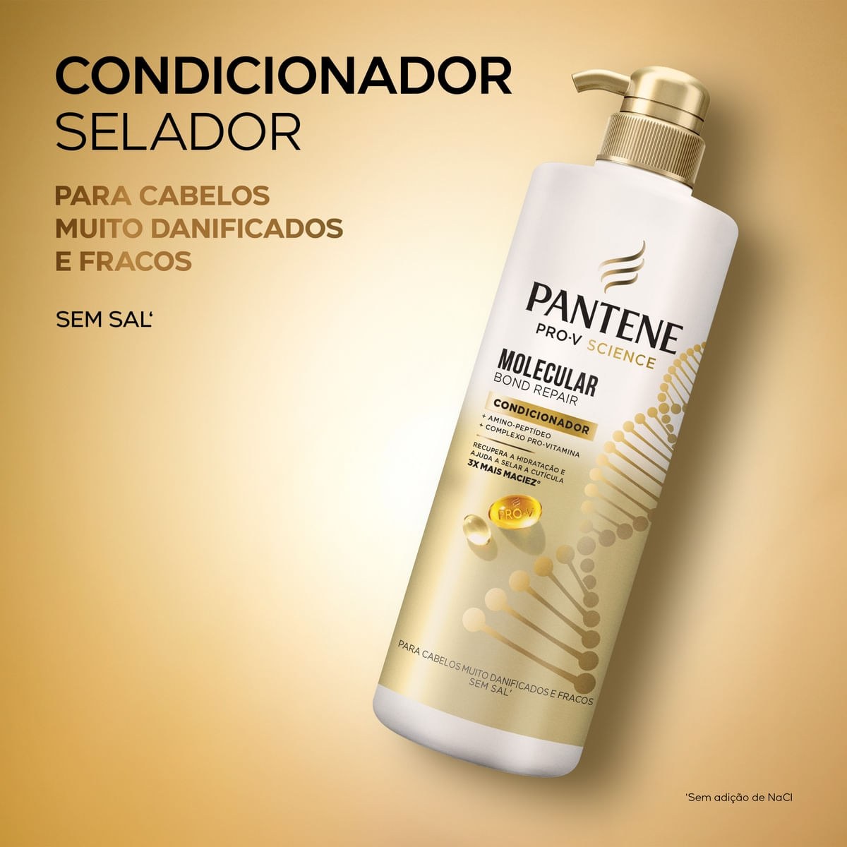 Condicionador Pantene Pro-V Science Molecular Bond Repair 510ml — imagem 4 | Farmácia Resyla