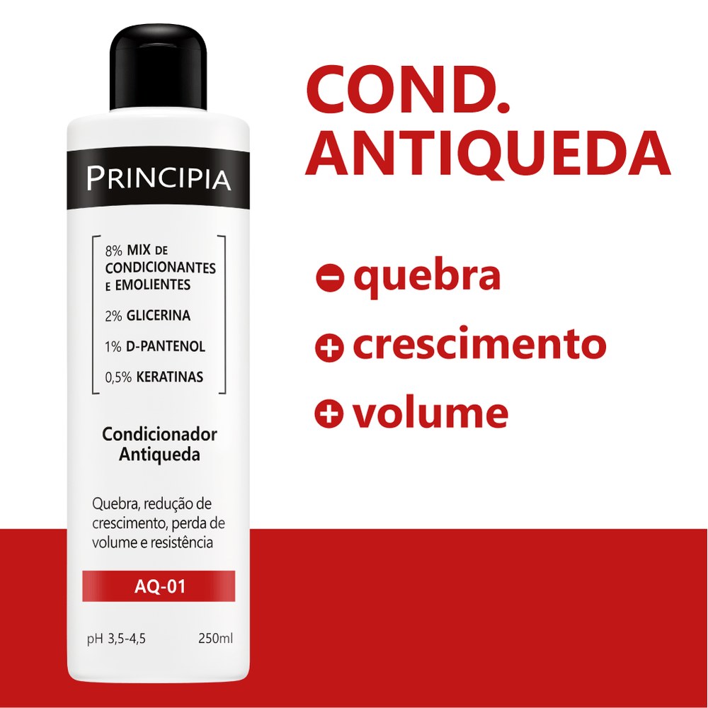 Condicionador Principia AQ-01 Antiqueda 250ml — imagem 3 | Farmácia Resyla