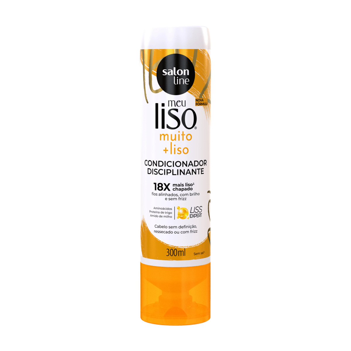 Condicionador Salon Line Meu Liso #muito+liso Antifrizz 300ml — Salon Line | Farmácia Resyla