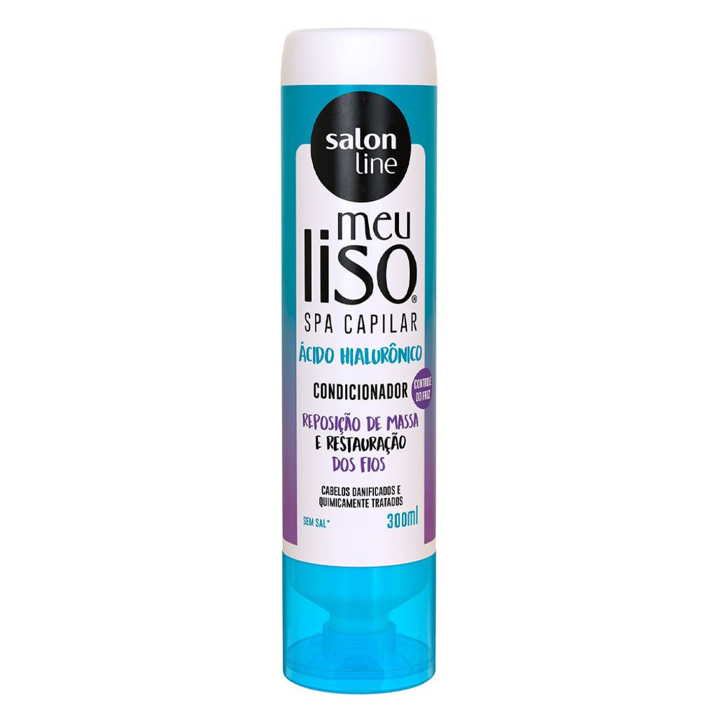 Condicionador Salon Line Meu Liso Spa Ácido Hialurônico - 300ml — Salon Line | Farmácia Resyla