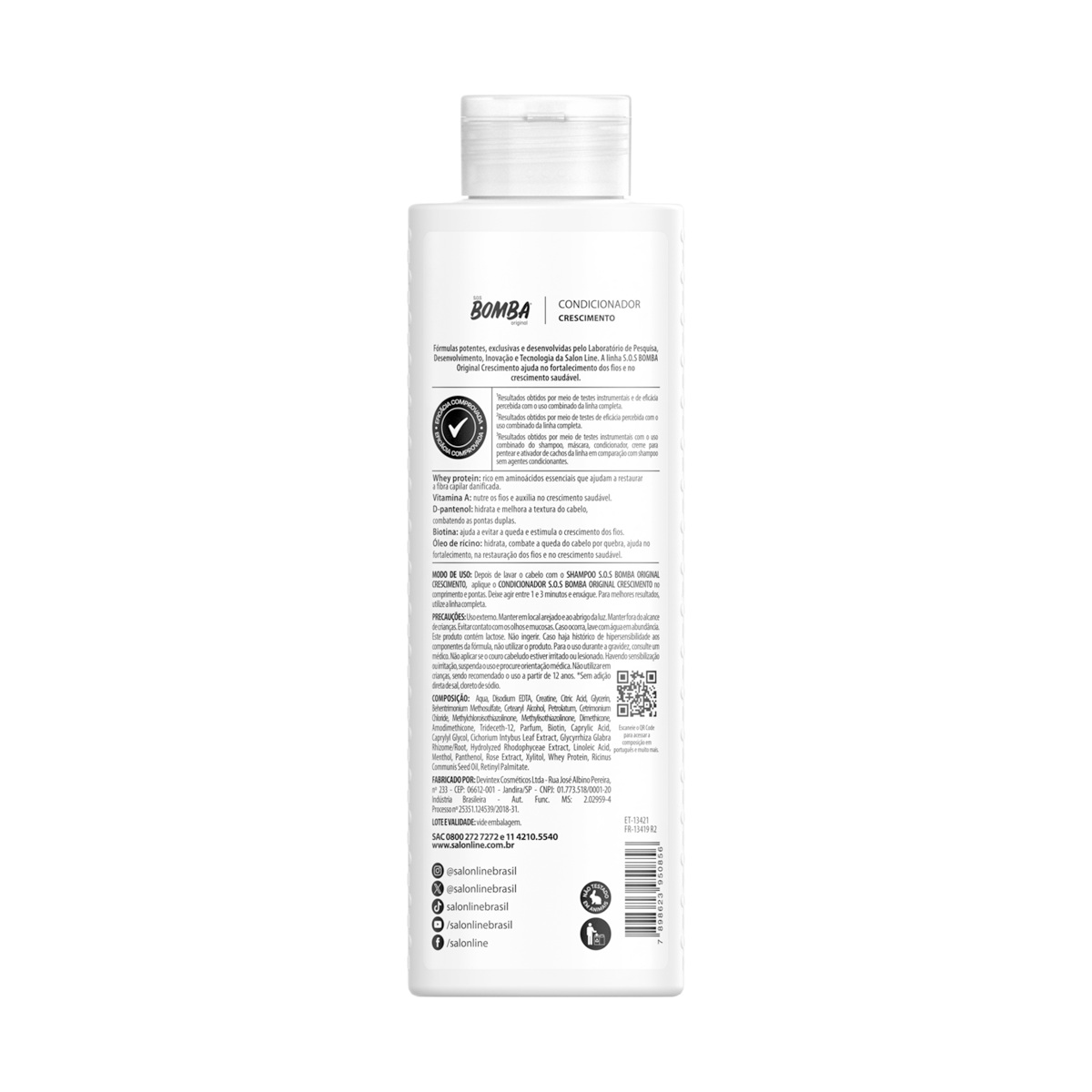 Condicionador Salon Line SOS Bomba Original 300ml — imagem 3 | Farmácia Resyla