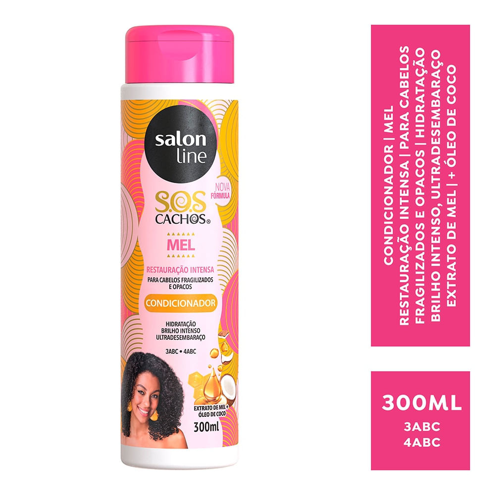 Condicionador Salon Line Sos Mel Cacho Intenso 300ml — imagem 2 | Farmácia Resyla