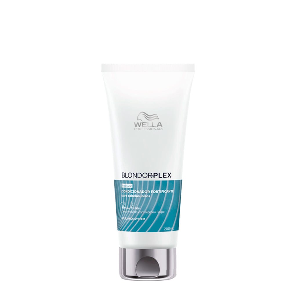 Condicionador - Wella Professionals BlondorPlex Fortificante - 200ml — Wella Professionals | Farmácia Resyla