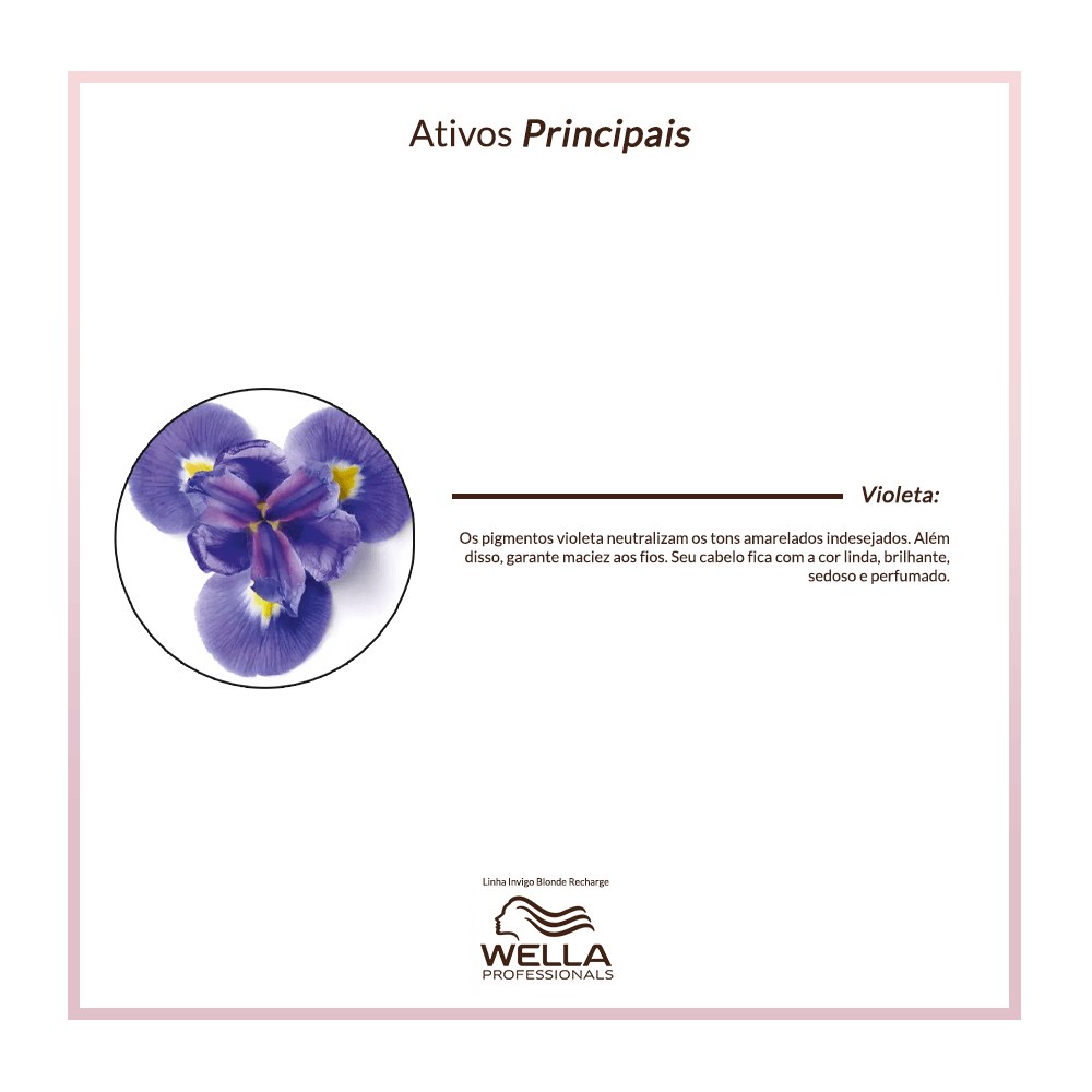 Condicionador Wella Professionals Invigo Cool Blonde Recharge 200 ml — imagem 2 | Farmácia Resyla