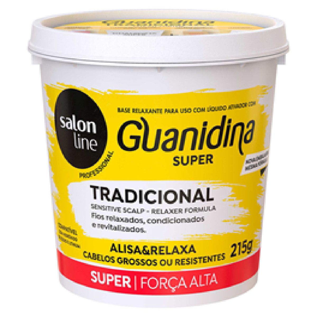 Creme Alisante Salon Line Guanidina Tradicional Super Forte 215g — Salon Line | Farmácia Resyla