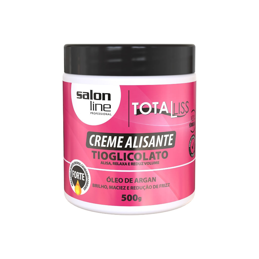 Creme Alisante Salon Line Óleo De Argan Forte 500g — Salon Line | Farmácia Resyla