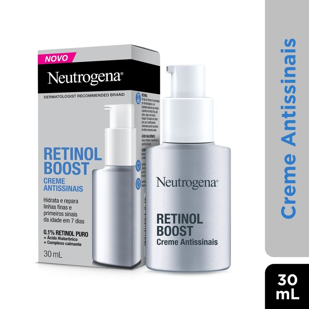 Creme Antissinais Neutrogena Retinol Boost 30ml — Neutrogena | Farmácia Resyla