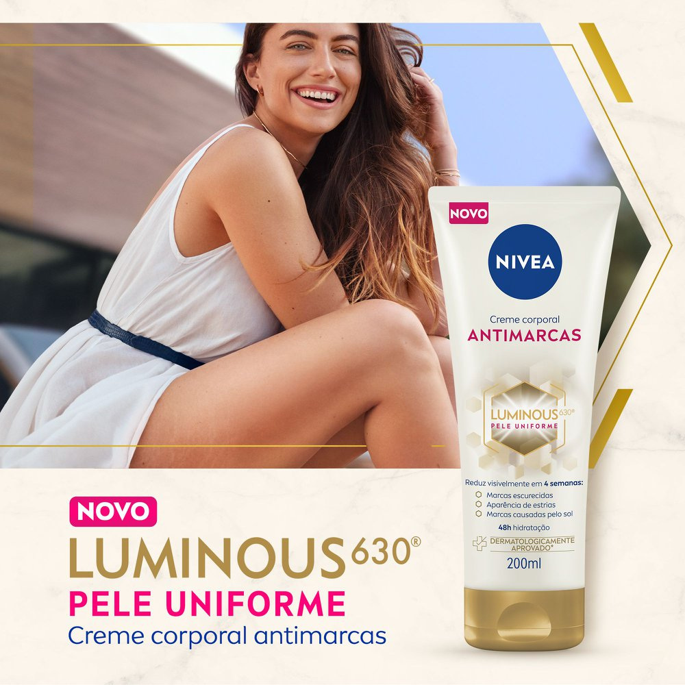 Creme Corporal Nivea Luminous 630 Antimarcas 200ml — imagem 2 | Farmácia Resyla