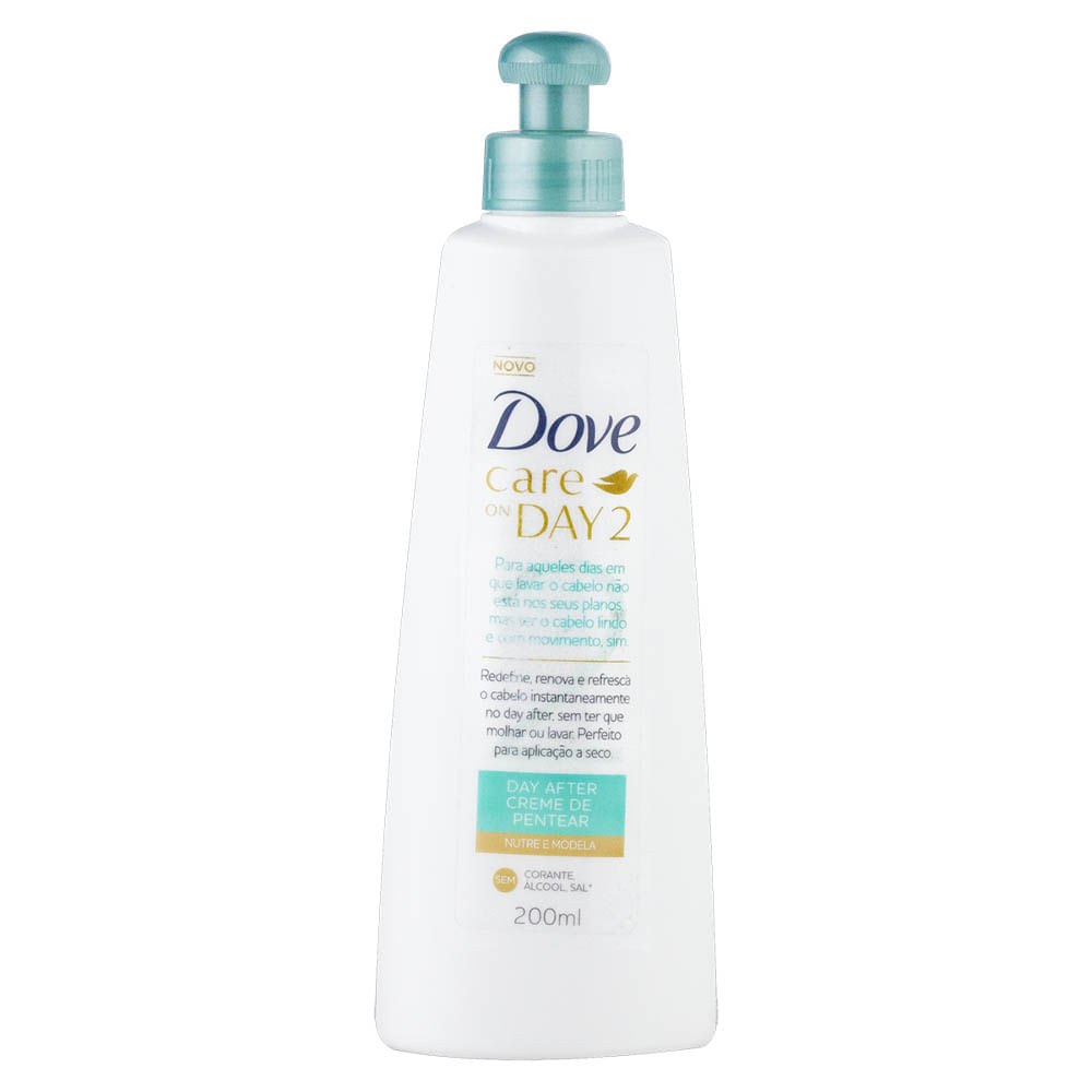 Creme De Pentear Dove Care On Day 2 Day After Nutre E Modela 200ml — Dove | Farmácia Resyla