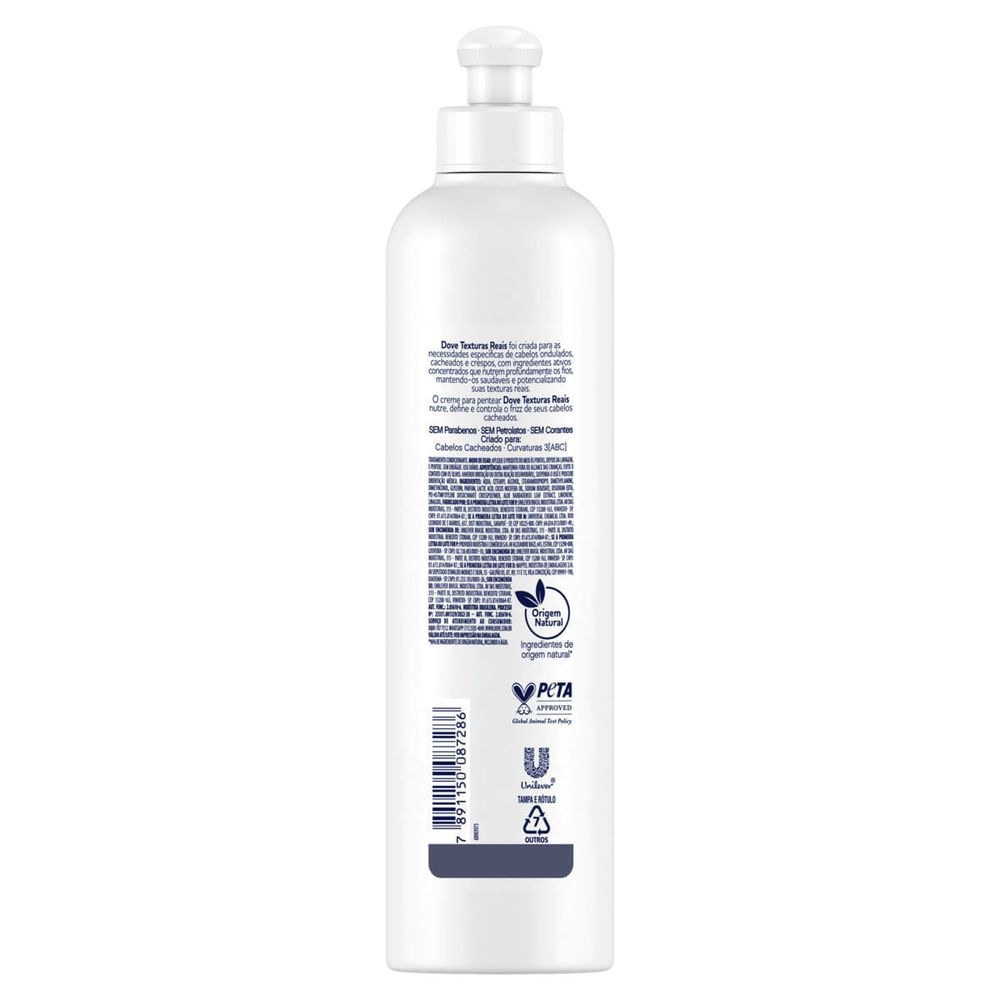 Creme de Pentear Dove Texturas Reais Cacheados 355ml — imagem 2 | Farmácia Resyla