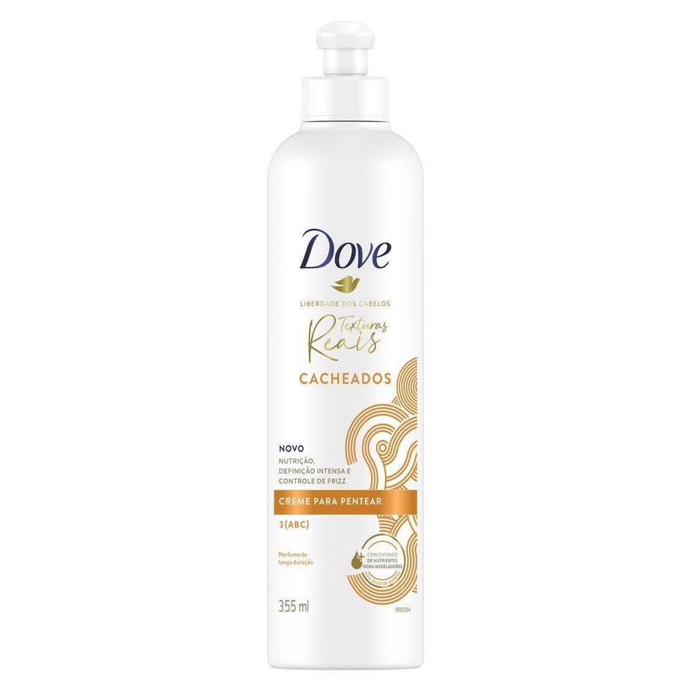 Creme de Pentear Dove Texturas Reais Cacheados 355ml — imagem 3 | Farmácia Resyla