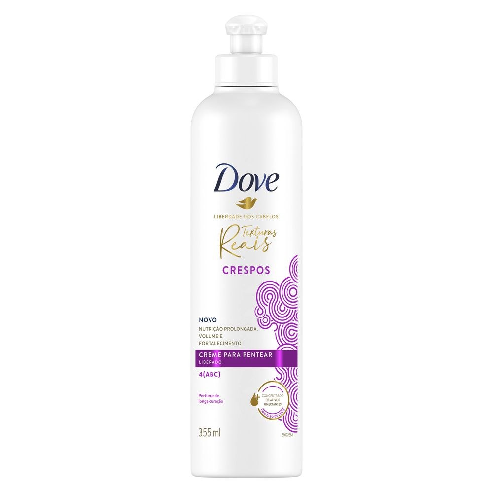 Creme de Pentear Dove Texturas Reais Crespos 355ml — Dove | Farmácia Resyla