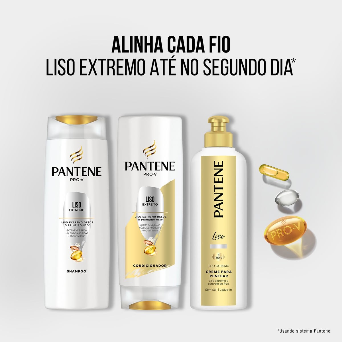 Creme de Pentear Pantene Liso 240g — imagem 4 | Farmácia Resyla