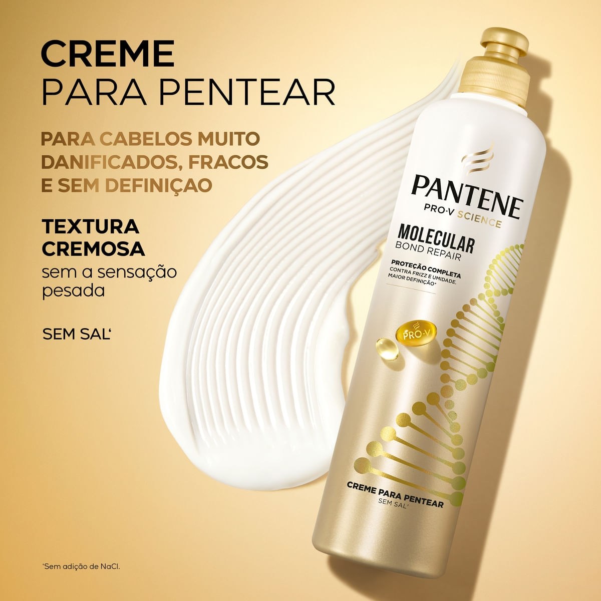 Creme De Pentear Pantene Molecular Bond Repair 240g — imagem 4 | Farmácia Resyla