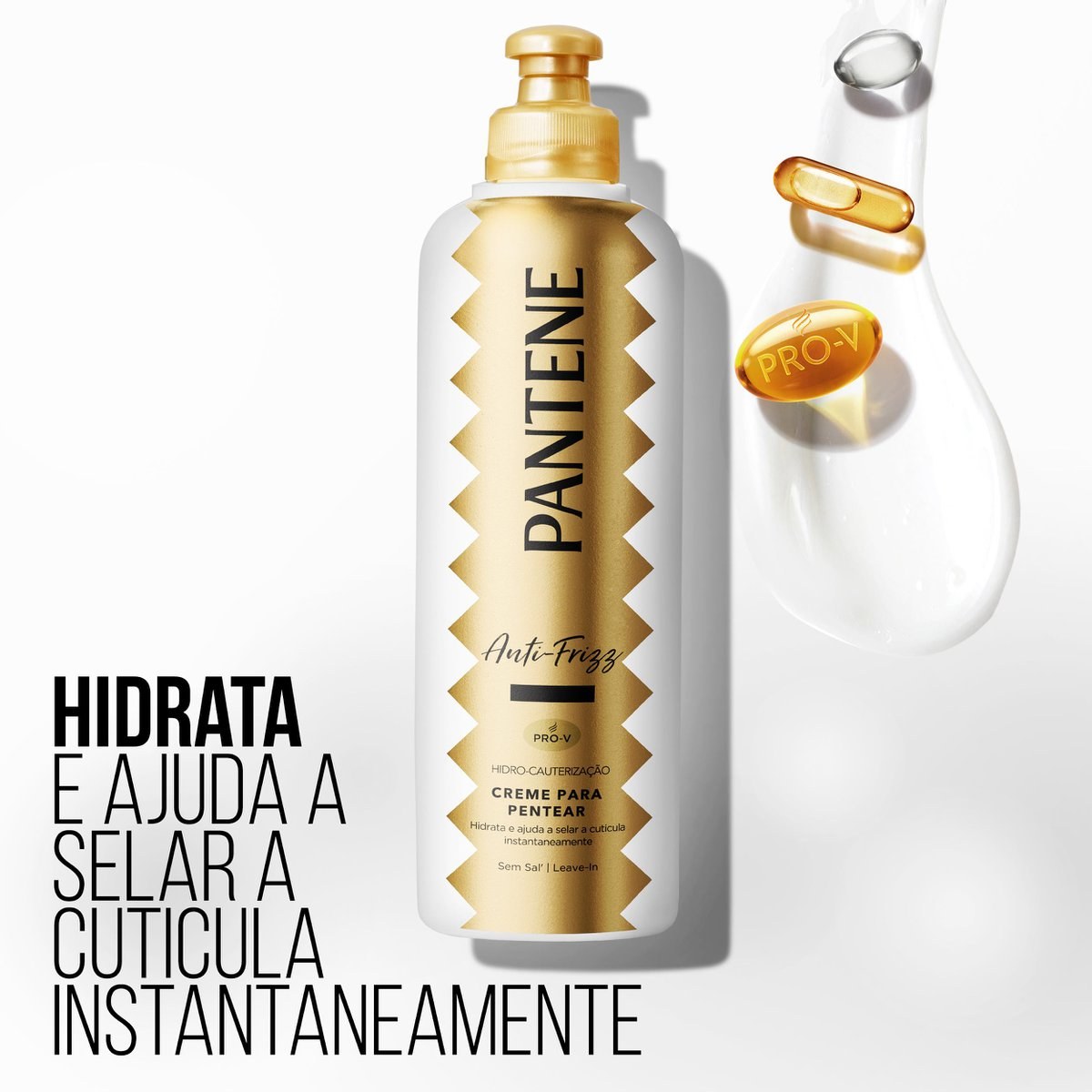 Creme de Pentear Pantene Pro-V Anti-Frizz 240g — imagem 4 | Farmácia Resyla