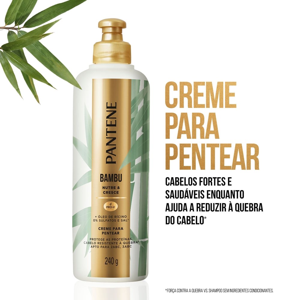 Creme de Pentear Pantene Pro-V Bambu Nutre & Cresce 240g — imagem 2 | Farmácia Resyla