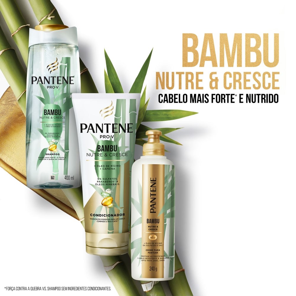 Creme de Pentear Pantene Pro-V Bambu Nutre & Cresce 240g — imagem 3 | Farmácia Resyla