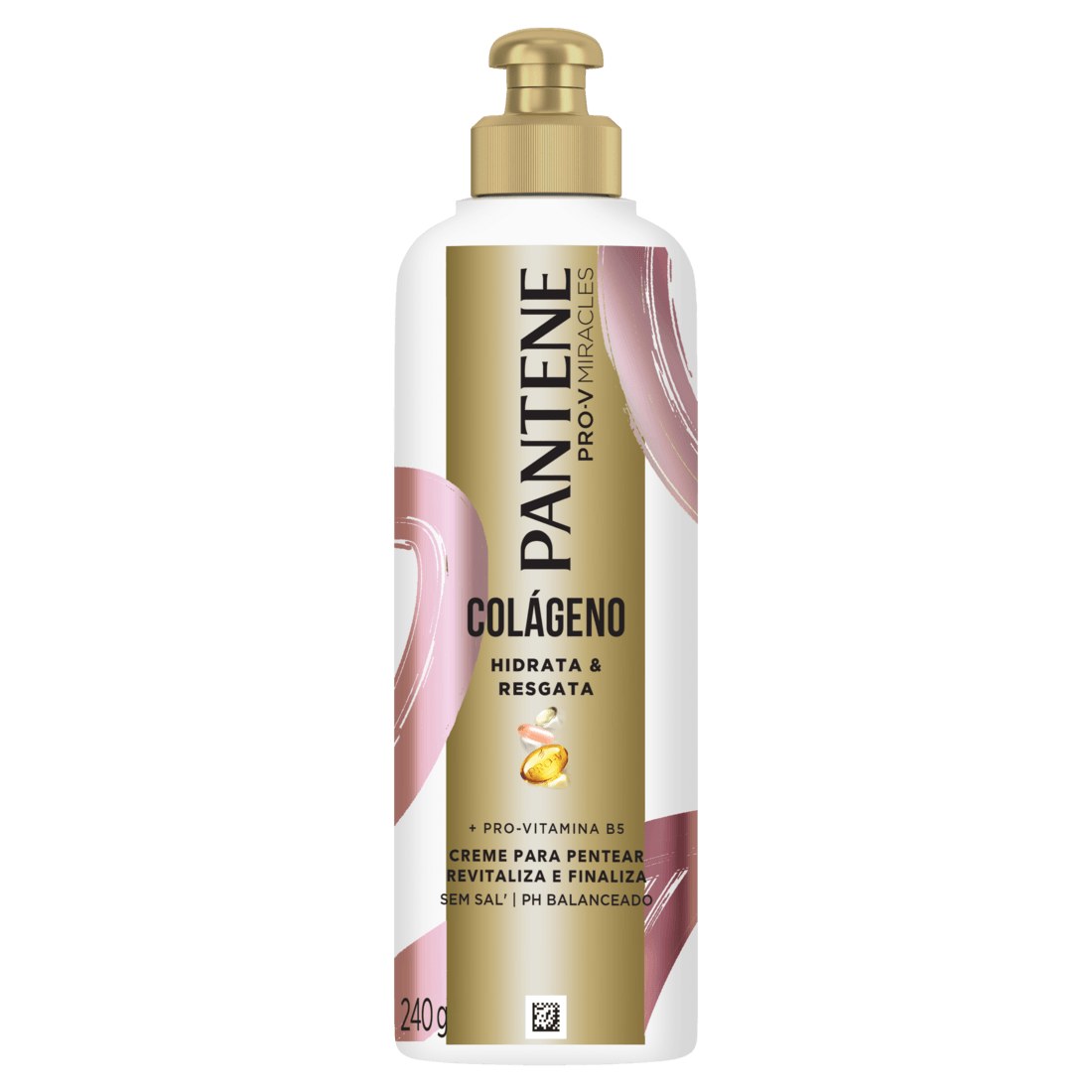 Creme de Pentear Pantene Pro-V Colágeno Hidrata & Resgata 240g — Pantene | Farmácia Resyla