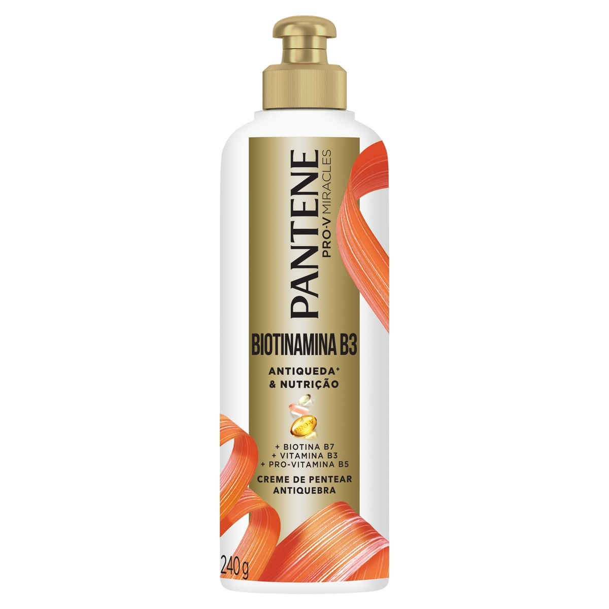 Creme de Pentear Pantene Pro-V Miracles Biotinamina B3 Antiquebra & Nutrição 240g — Pantene | Farmácia Resyla