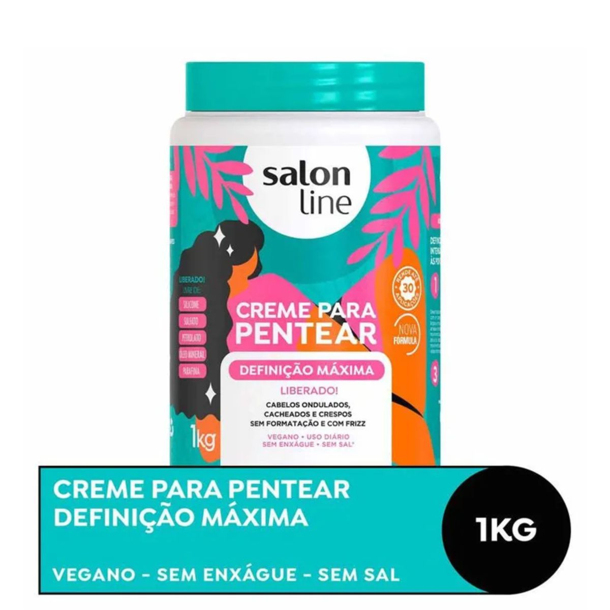 Creme de Pentear Salon Line Definição Máxima Vegano 1Kg — Salon Line | Farmácia Resyla