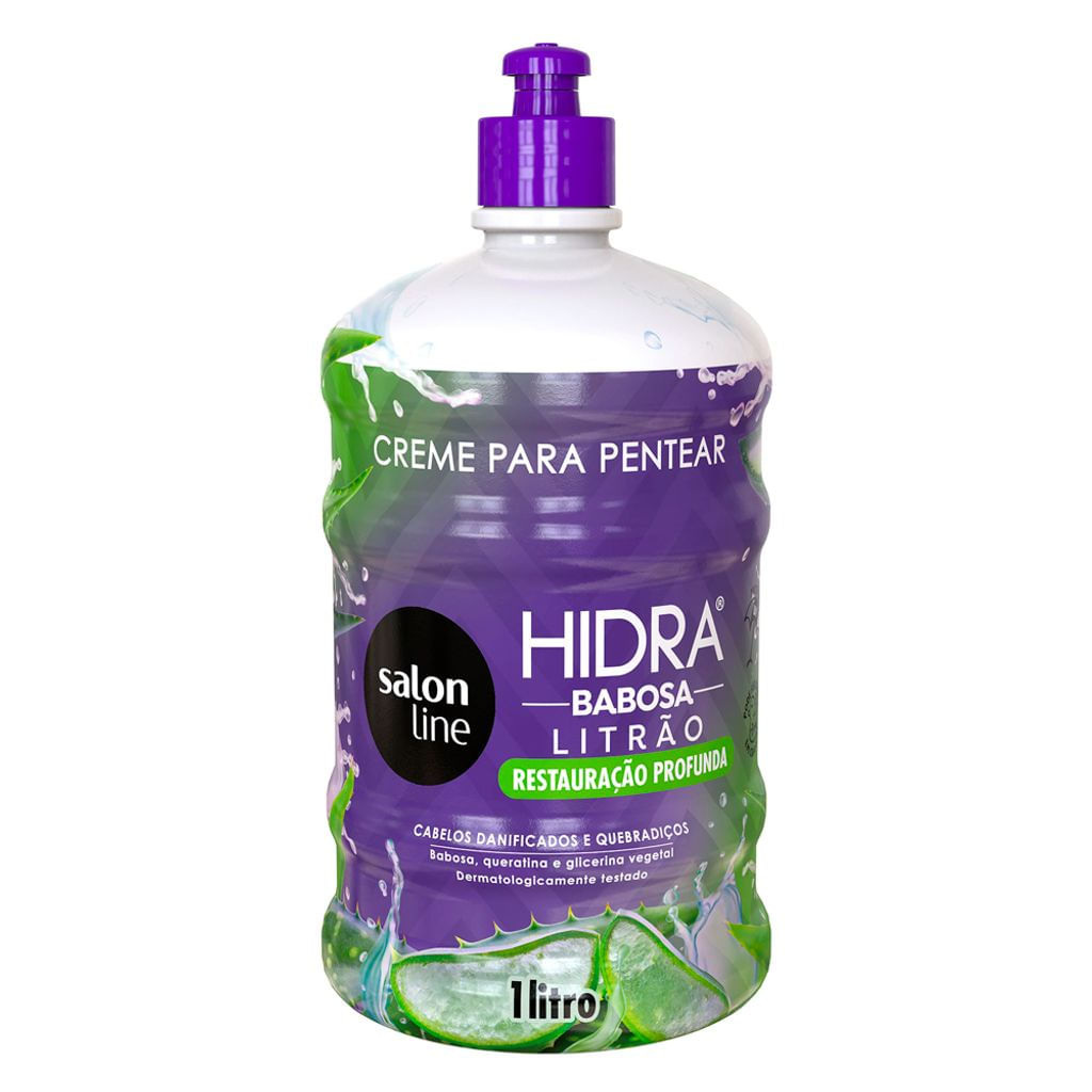Creme De Pentear Salon Line Hidra Babosa 1L — Salon Line | Farmácia Resyla