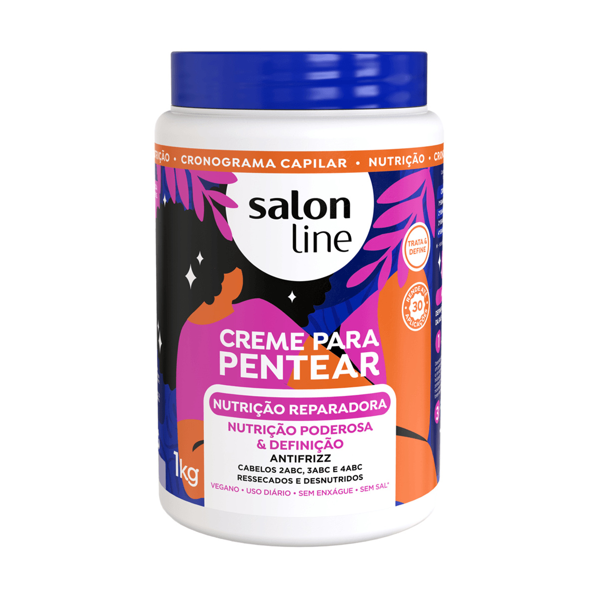 Creme De Pentear Salon Line Nutrição Reparadora 1Kg — Salon Line | Farmácia Resyla