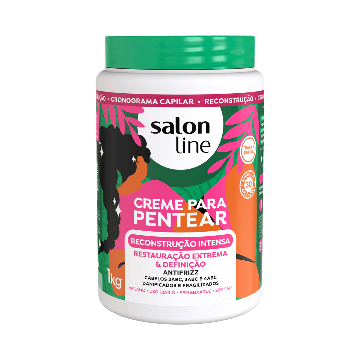 Creme de Pentear Salon Line Reconstrução Intensa 1Kg — Salon Line | Farmácia Resyla