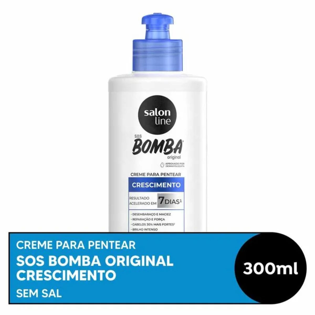 Creme de Pentear Salon Line SOS Bomba Original 300ml — Salon Line | Farmácia Resyla