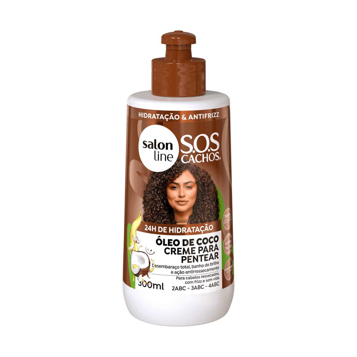 Creme de Pentear Salon Line SOS Cachos Coco 300ml — Salon Line | Farmácia Resyla
