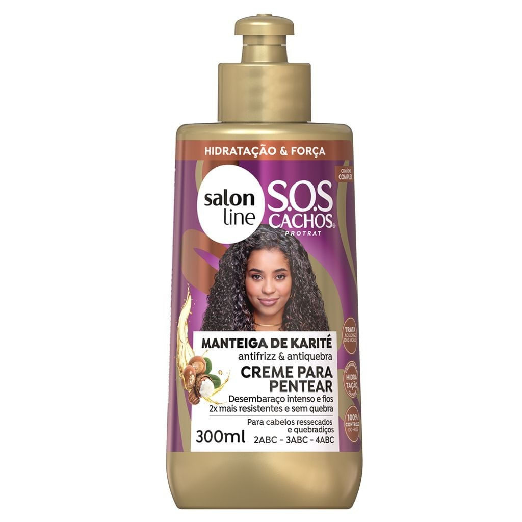 Creme De Pentear Salon Line SOS Manteiga De Karité 300ml — Salon Line | Farmácia Resyla