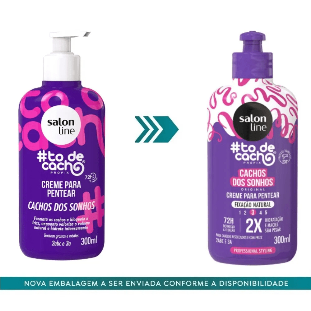 Creme de Pentear Salon Line #todecacho Cachos dos Sonhos 300ml — imagem 2 | Farmácia Resyla