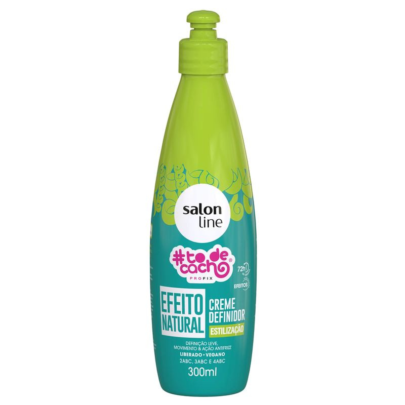 Creme Definidor #Todecacho Efeito Natural 300ml — Salon Line | Farmácia Resyla