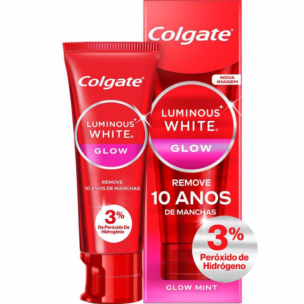 Creme Dental Colgate Luminous White Glow Clareador 70g — Colgate | Farmácia Resyla